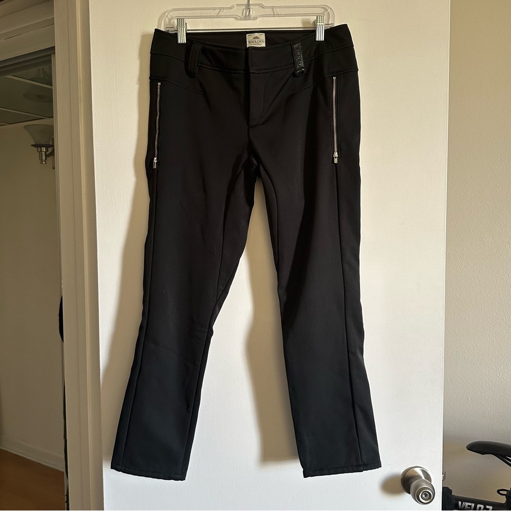 Holden Portland Oregon Black Fleece Lined Performance Snowpants size Medium EUC